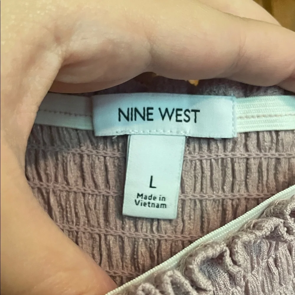 NINE WEST Lilac Puff Sleeve Dress - Picture 8 of 8